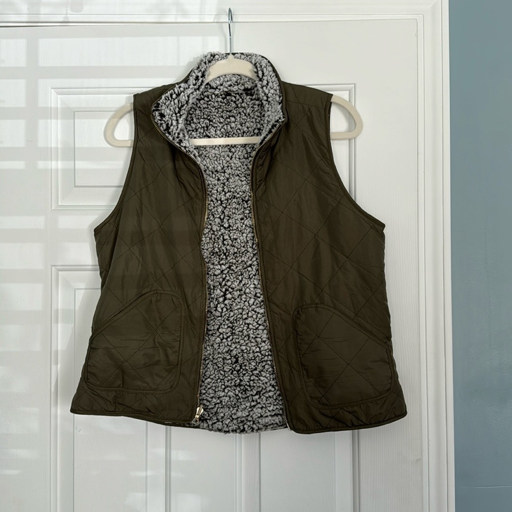 Olive green Vest